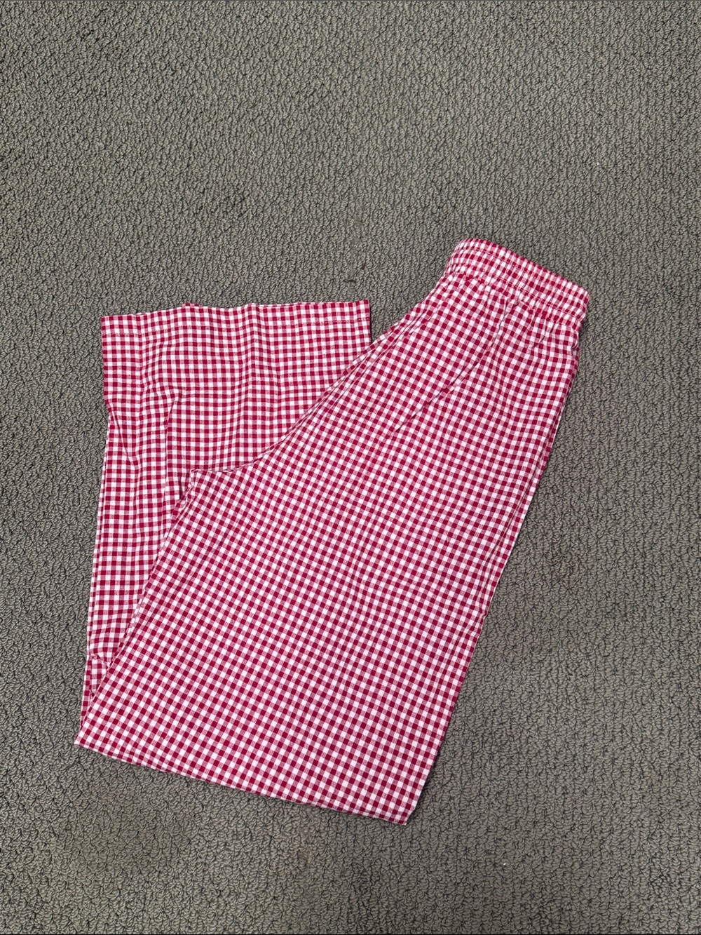 Trindy Clozet Boutique Red Gingham Wide-Leg Pants - Picture 10 of 10